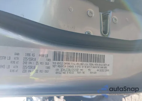 2018 Jeep Compass Limited Fwd from USA, damaged, VIN 3C4NJCCB8JT212182